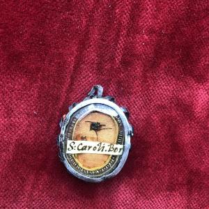RELIQUIARIO IN ARGENTO DI SAN CARLO BORROMEO  