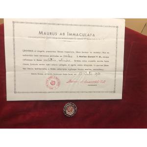 Reliquia con autentica di S.Maria Goretti