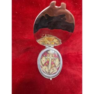 Reliquiario della S.Croce in teca d'argento chiusa   