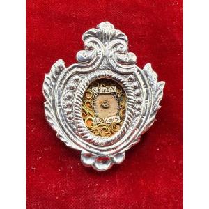 Reliquiario in argento sbalzato di S.Pio V° Papa