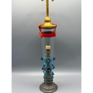 Reliquiario della SACRA SPINA di N.S.G.C. Cristallo, peltro e legno dorato ad oro zecchino. 