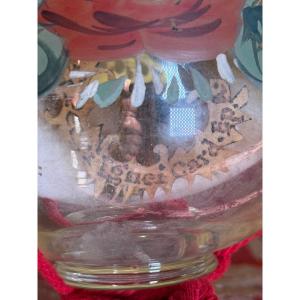 Reliquiario in cristallo dipinto di S.Pietro Igneo Card. e Vesc. di Albano 