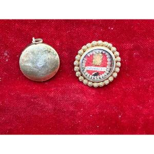 Reliquiario in argento di S.Teresina del Banbin Gesù verg. 