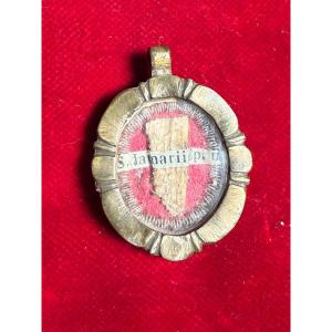 Reliquiario in bronzo di San Gennaro Vescovo 