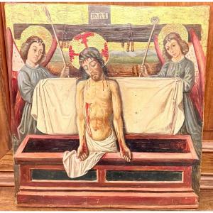 Icona rappresentante Gesù nel sepolcro 
