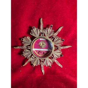 Reliquiario in filigrana d'argento dei Santi Gervasio e Protasio