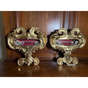 Coppia di reliquiari con le reliquie di S.Fiorenzo Vescovo e Martire e S.Vincenzino M.