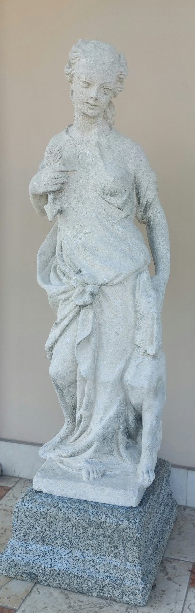Coppia di sculture in pietra di Vicenza-photo-2