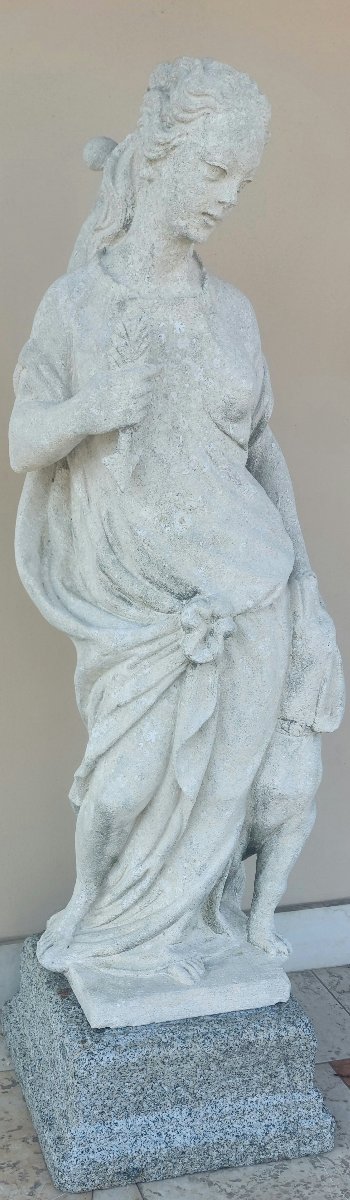Coppia di sculture in pietra di Vicenza-photo-3