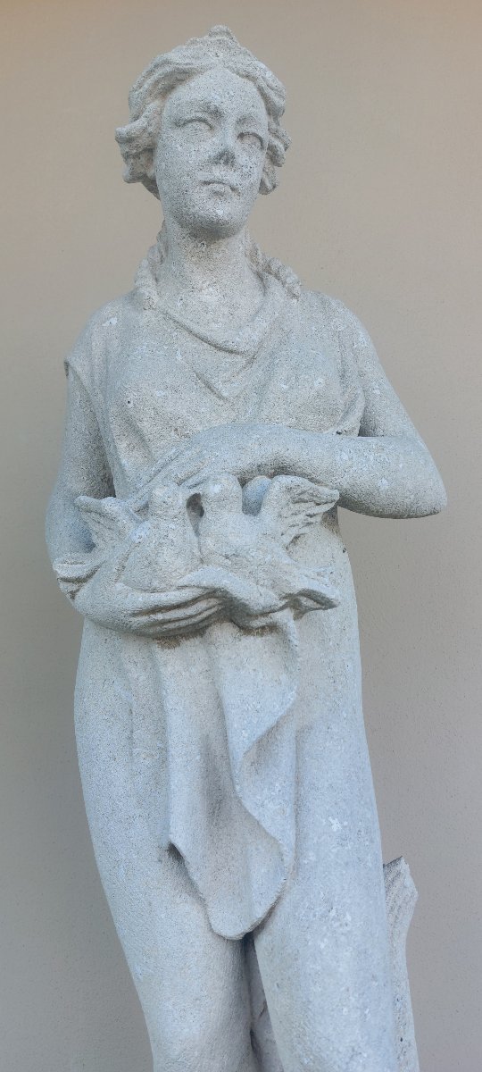 Coppia di sculture in pietra di Vicenza-photo-3