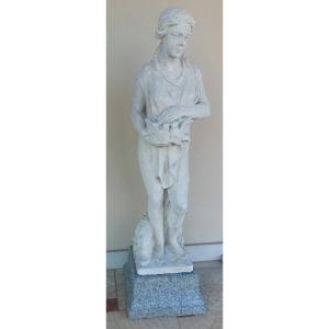 Coppia di sculture in pietra di Vicenza