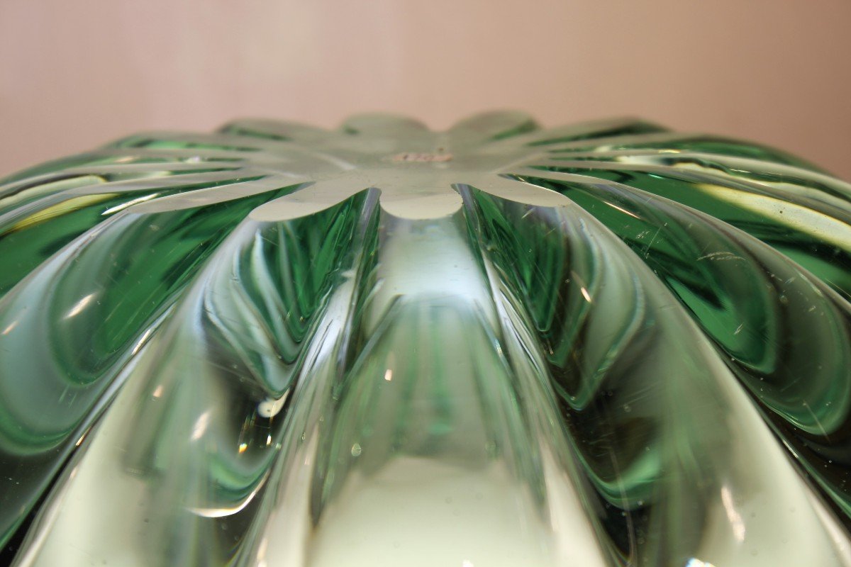 Murano | Centrotavola in vetro sommerso costolato -photo-2