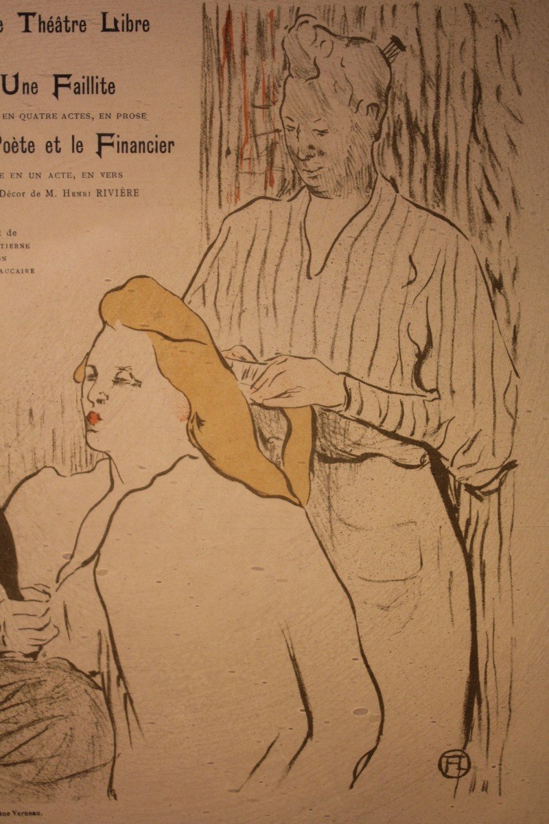  Henri de Toulouse-Lautrec 1864-1901 | La toletta per "Le Théâtre Libre" (1893) Il parrucchiere-photo-4