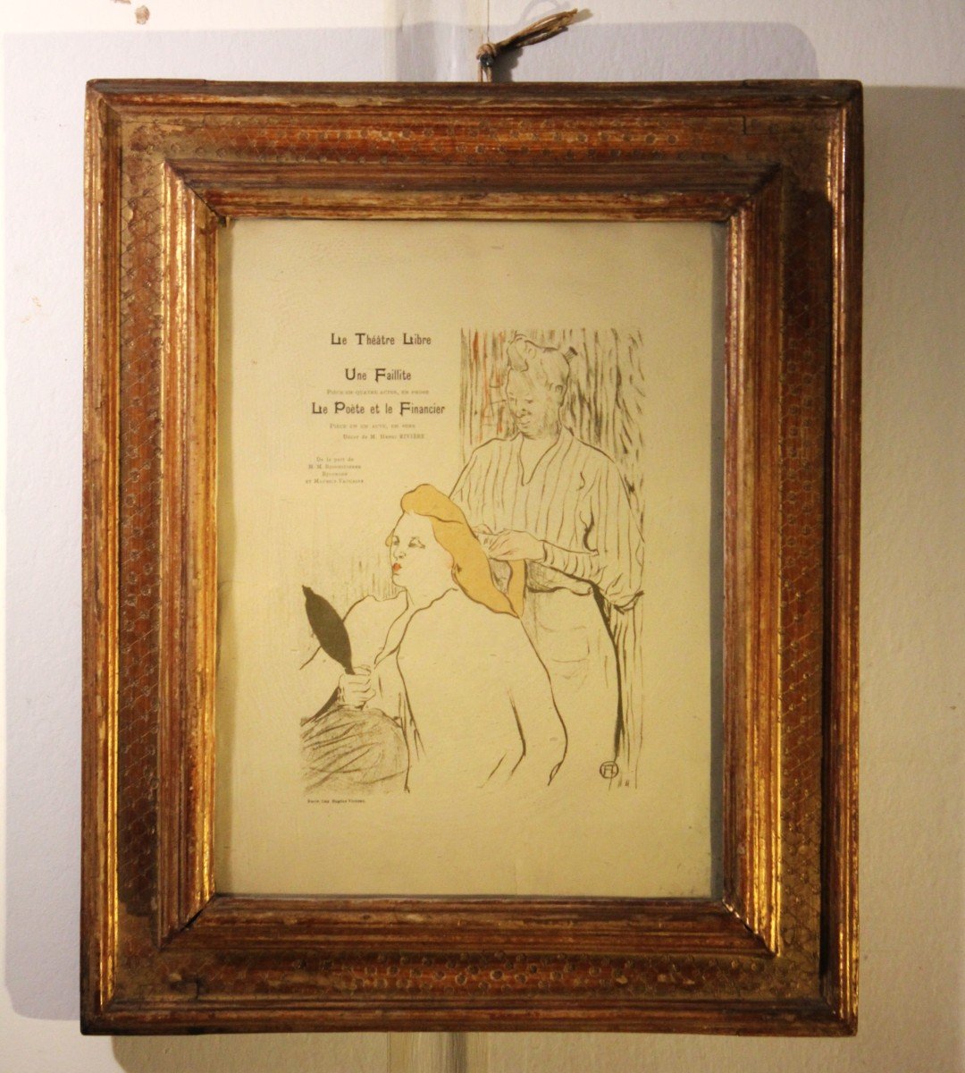  Henri de Toulouse-Lautrec 1864-1901 | La toletta per "Le Théâtre Libre" (1893) Il parrucchiere