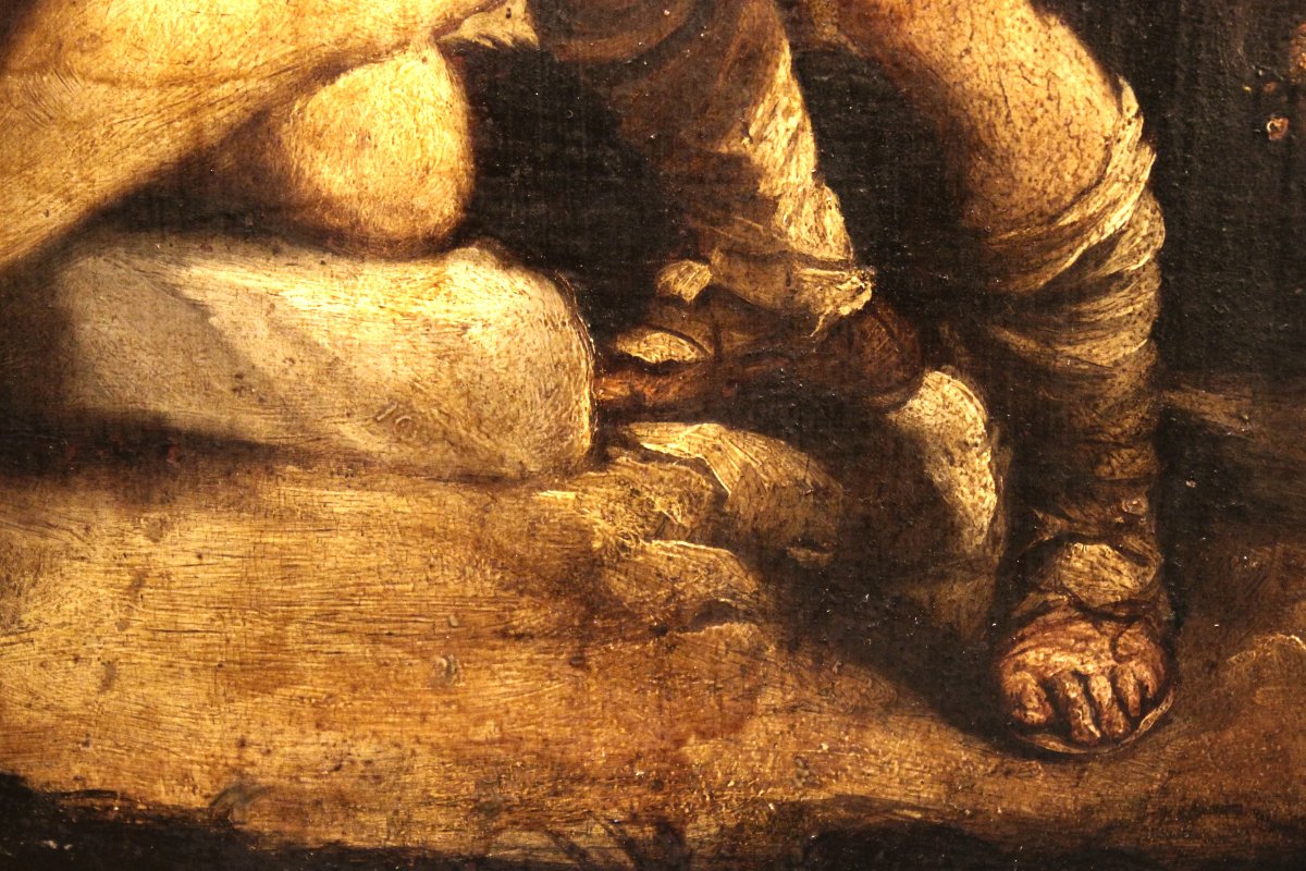 Il martirio di San Bartolomeo scuola Italiana, XVII secolo da un modello di Jusepe de Ribera. o-photo-3