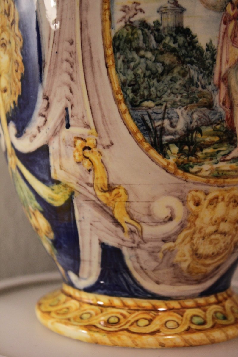 COPPIA DI VASI ALLEGORICI DELLE ARTI | Seconda metà del XIX secolo (1860–1880 ca.) -photo-5