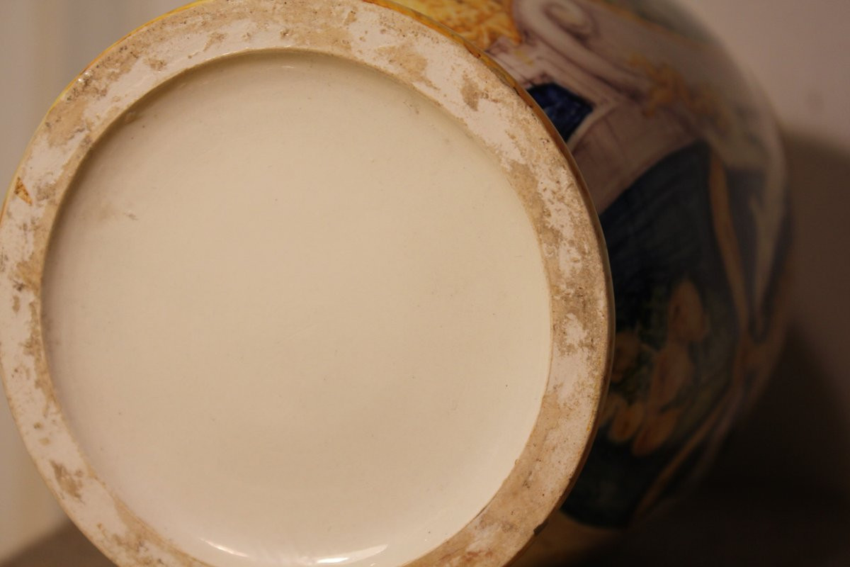 COPPIA DI VASI ALLEGORICI DELLE ARTI | Seconda metà del XIX secolo (1860–1880 ca.) -photo-8