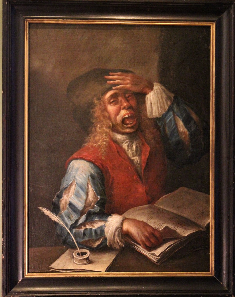 Il Compositore | Allegoria della follia.  Scuola lombarda, inizi XVIII secolo-photo-2