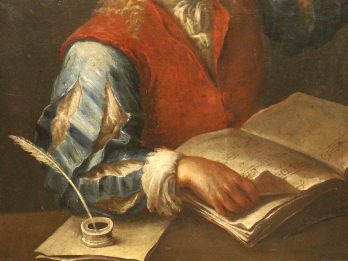 Il Compositore | Allegoria della follia.  Scuola lombarda, inizi XVIII secolo-photo-1