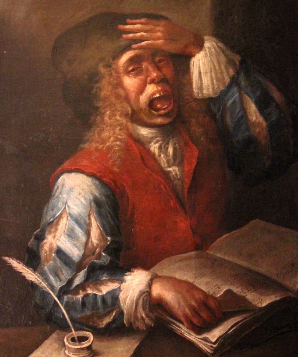 Il Compositore | Allegoria della follia.  Scuola lombarda, inizi XVIII secolo