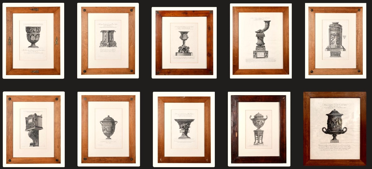 GIOVAN BATTISTA PIRANESI | Vasi, candelabri, cippi, sarcofagi, tripodi, lucerne ed ornamenti ..