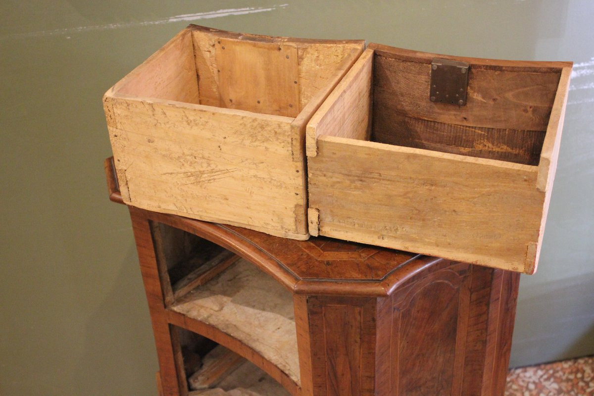 Piccolo comò a due cassetti | XVIII sec.-photo-4