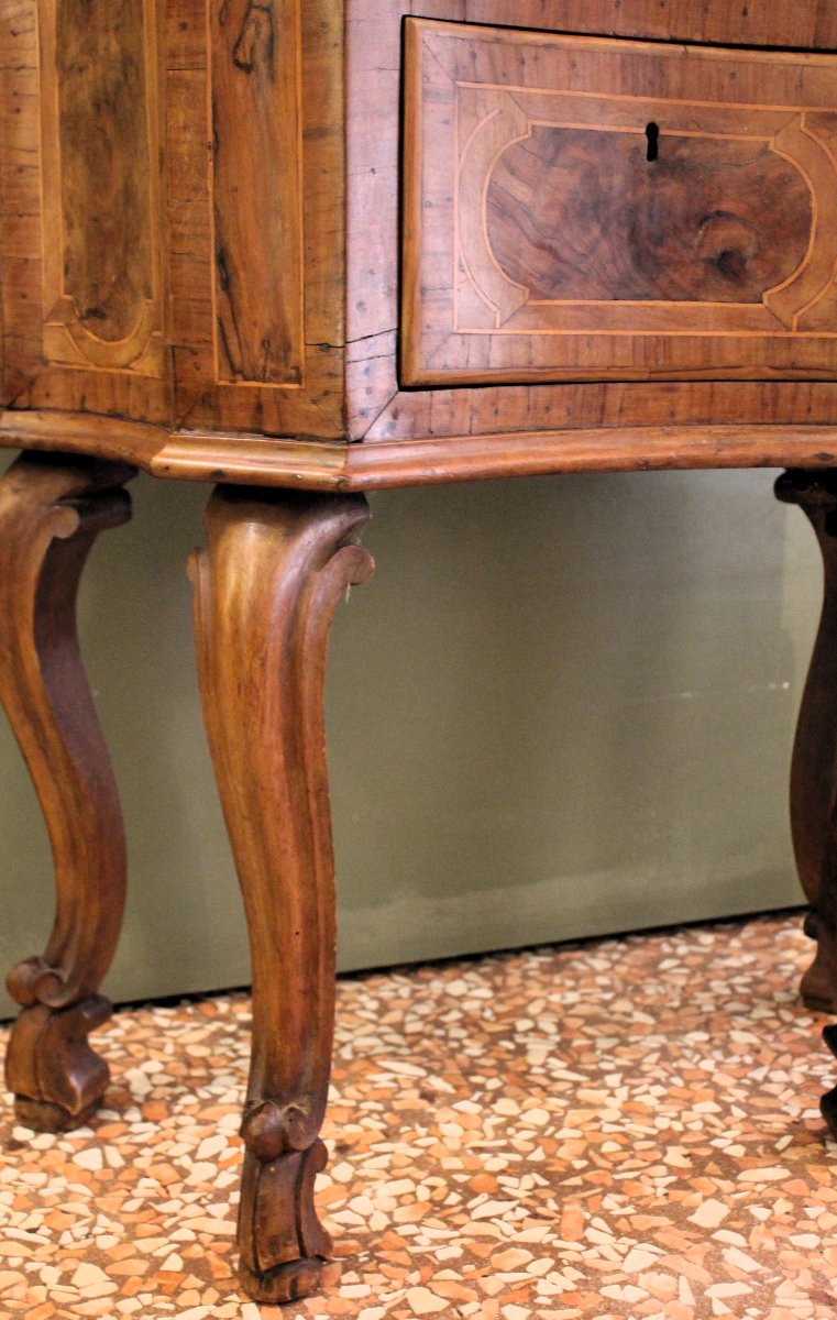 Piccolo comò a due cassetti | XVIII sec.-photo-6