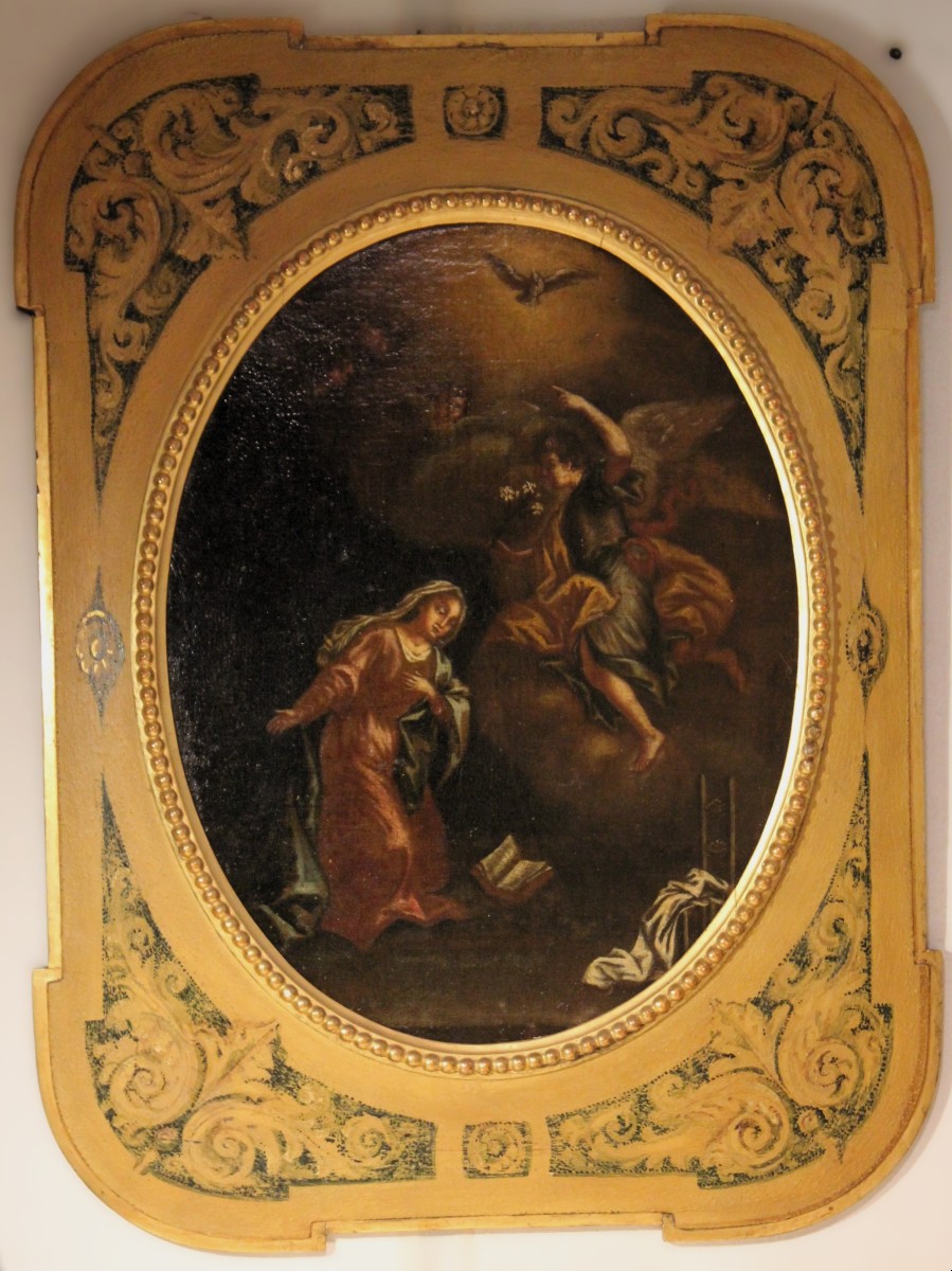 Annunciazione |  dipinto olio su tela,  XVIII sec