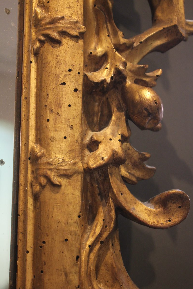 Specchiera Veneta del XVIII sec. finemente scolpita.-photo-4