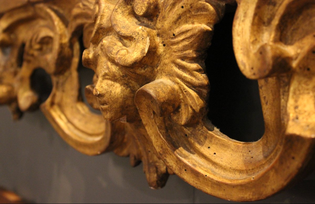 Specchiera Veneta del XVIII sec. finemente scolpita.-photo-4