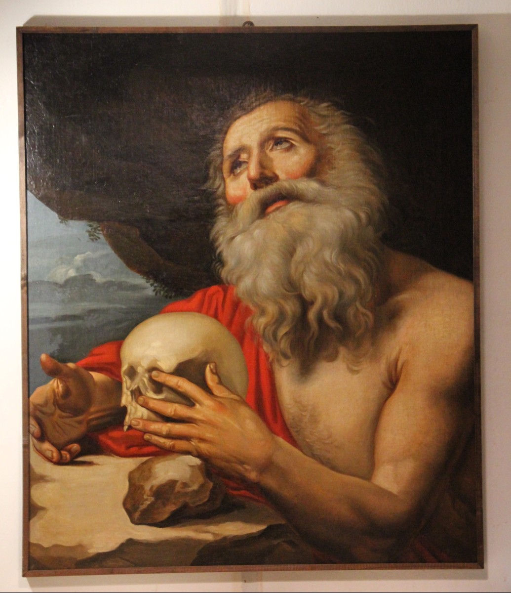 San Gerolamo nella grotta, olio su tela XVI/XVII sec.