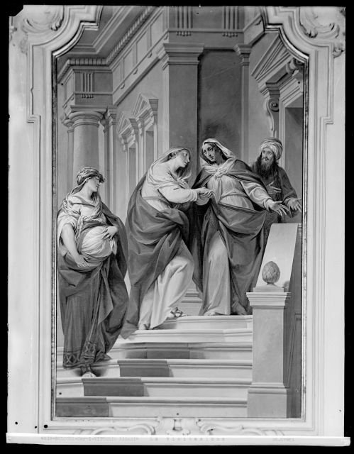 Vittorio Maria Bigari Bologna, 1692 – 1776 — Sacra Conversazione- China su carta-photo-4