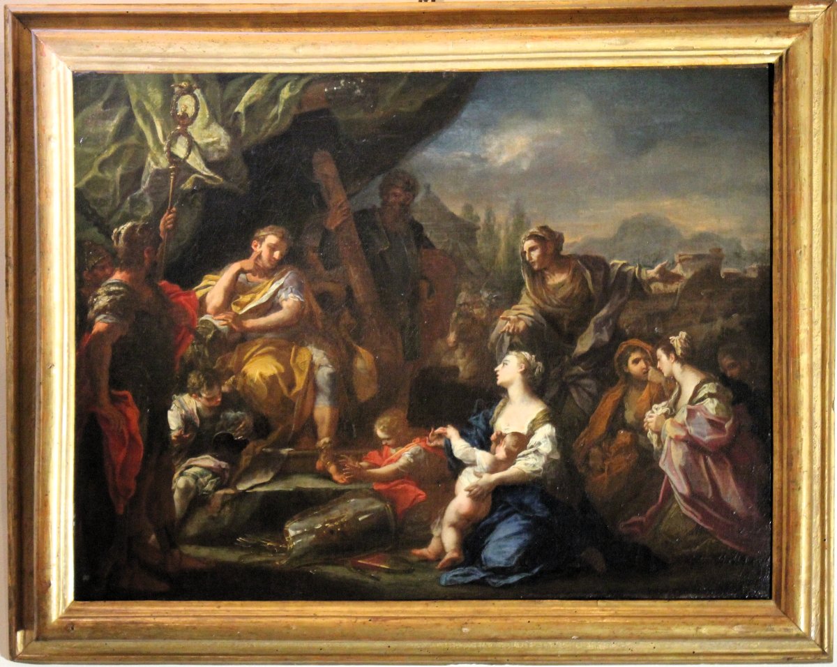 La famiglia di Dario ai piedi di Alessandro, Sebastiano Conca (attribuzione di Roberto Longhi),-photo-2