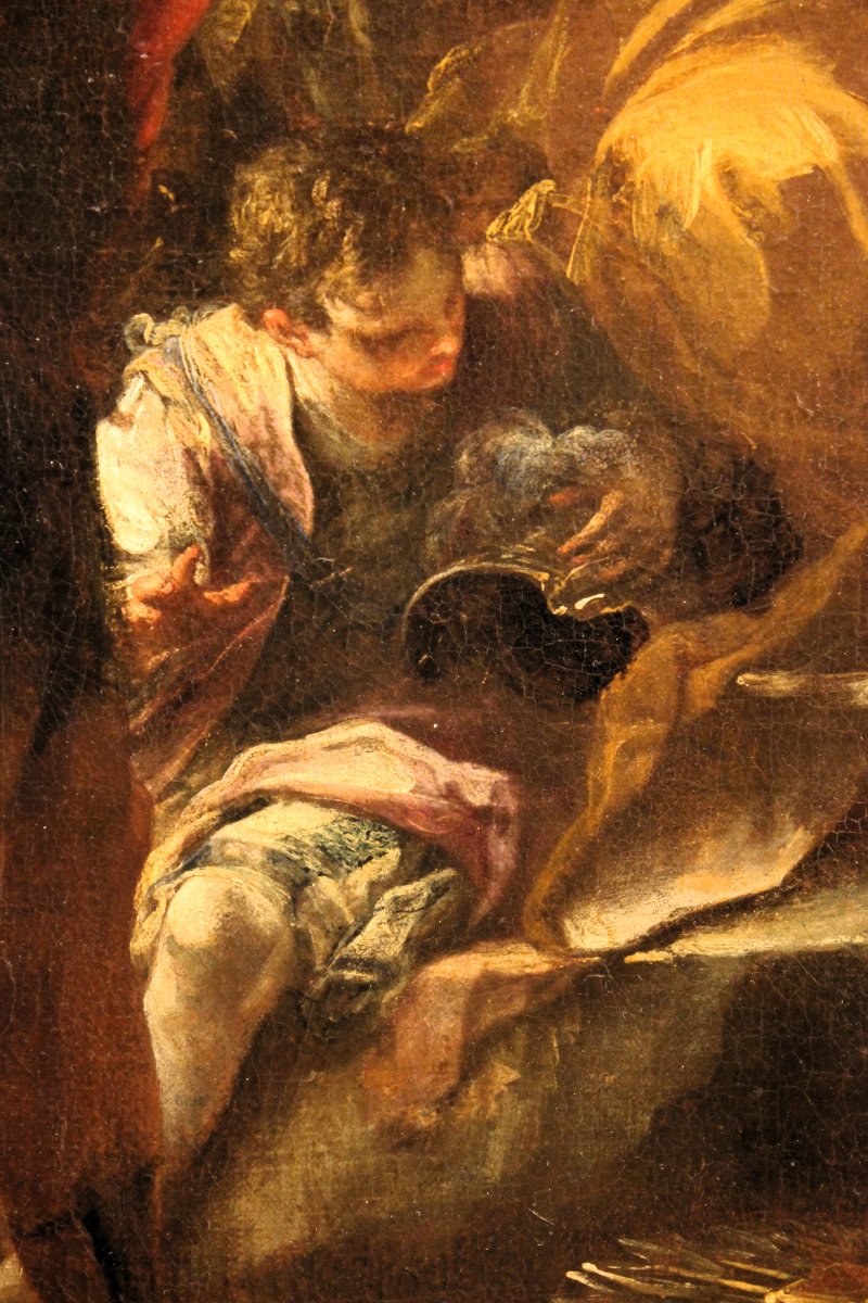 La famiglia di Dario ai piedi di Alessandro, Sebastiano Conca (attribuzione di Roberto Longhi),-photo-2