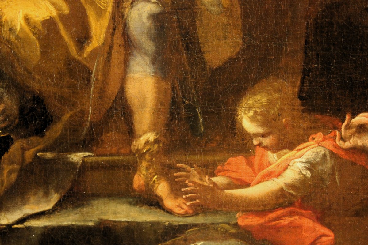 La famiglia di Dario ai piedi di Alessandro, Sebastiano Conca (attribuzione di Roberto Longhi),-photo-3
