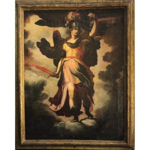  Allegoria della Giustizia / San Michele Arc. Ambito successivo a Viani fine del XVII sec.