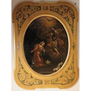 Annunciazione |  dipinto olio su tela,  XVIII sec