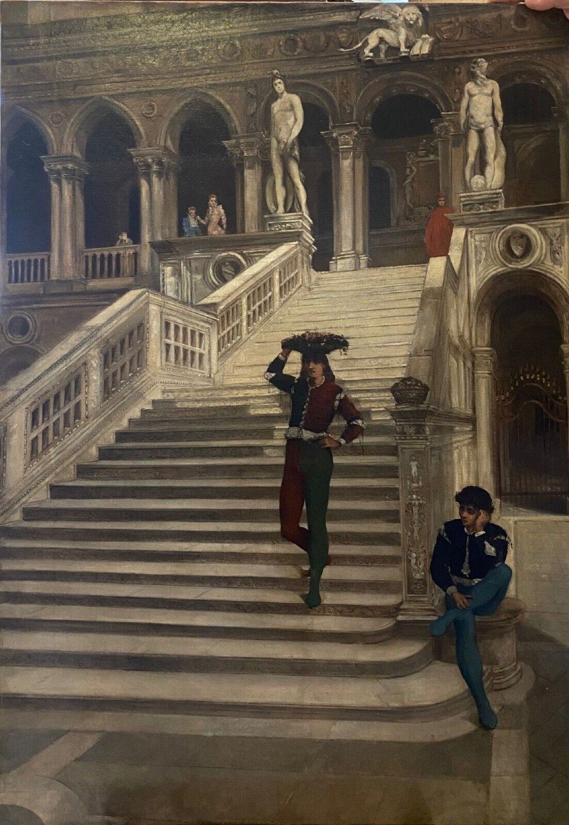 La scala dei gicanti, palazzo ducale di Venezia.