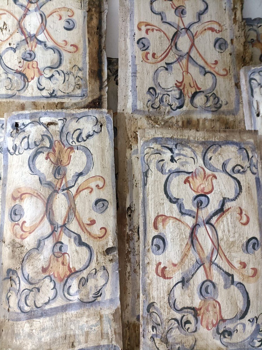 Antiche tavole  dipinte del XVIII secolo-photo-2