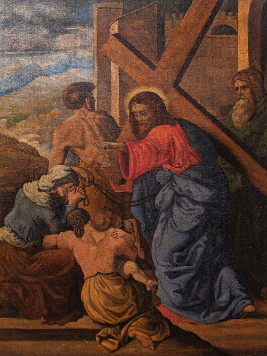 Grande dipinto, via Crucis. 