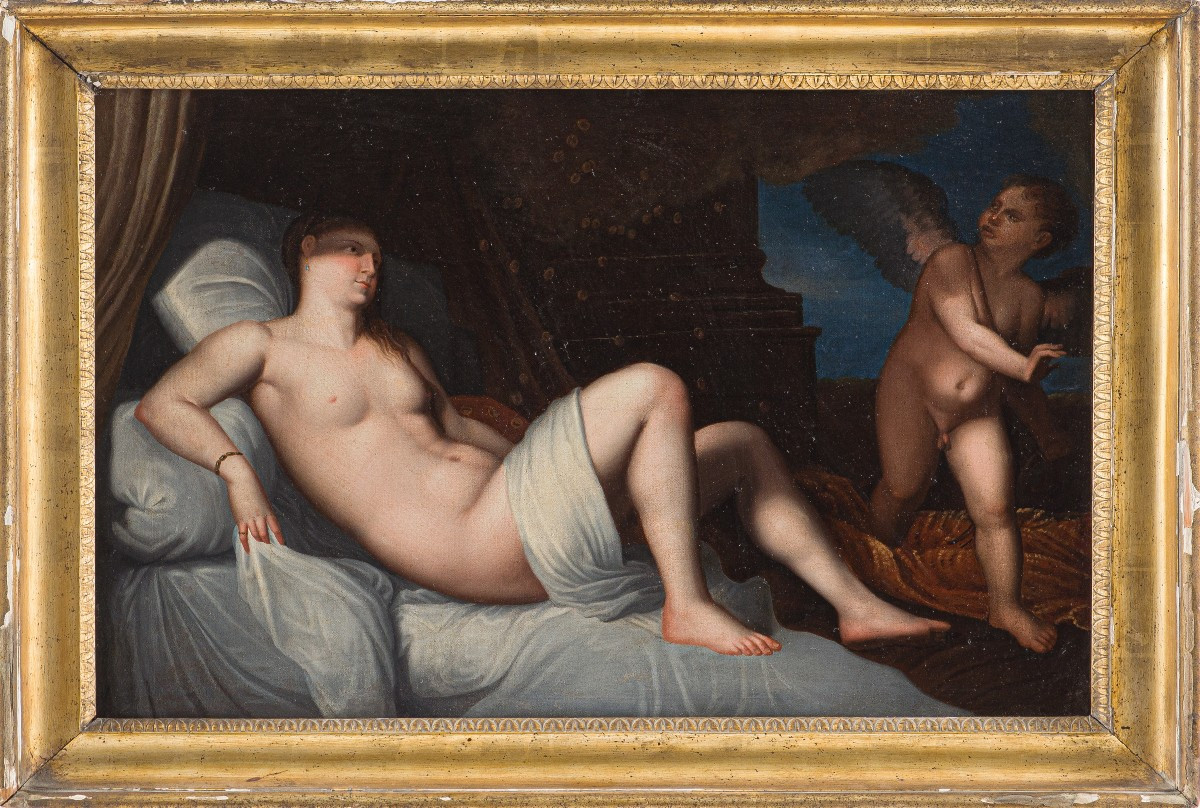 TIZIANO VECELLIO (Seguace del XVIII secolo)  (Pieve di Cadore 1488/1490 – Venezia 1576)