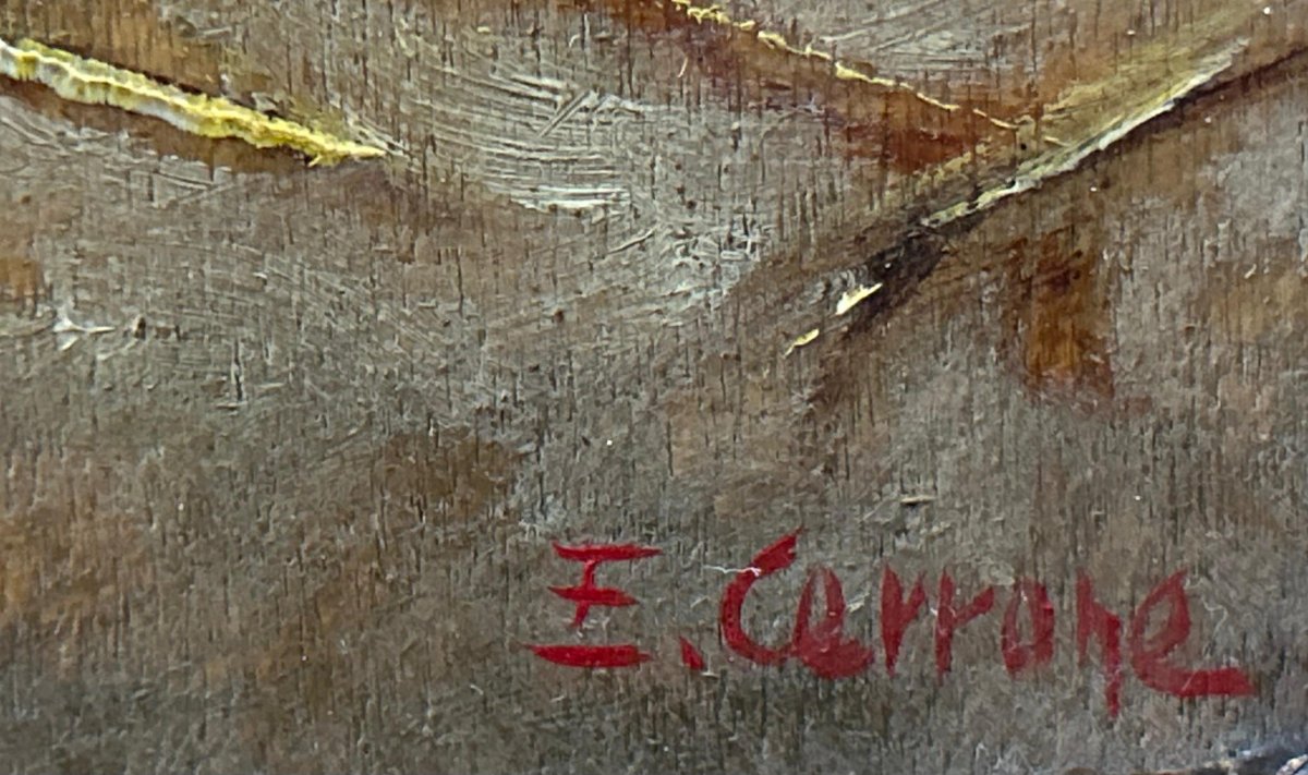 Eduardo Cerrone (Napoli 1935-2011), Galline.-photo-2