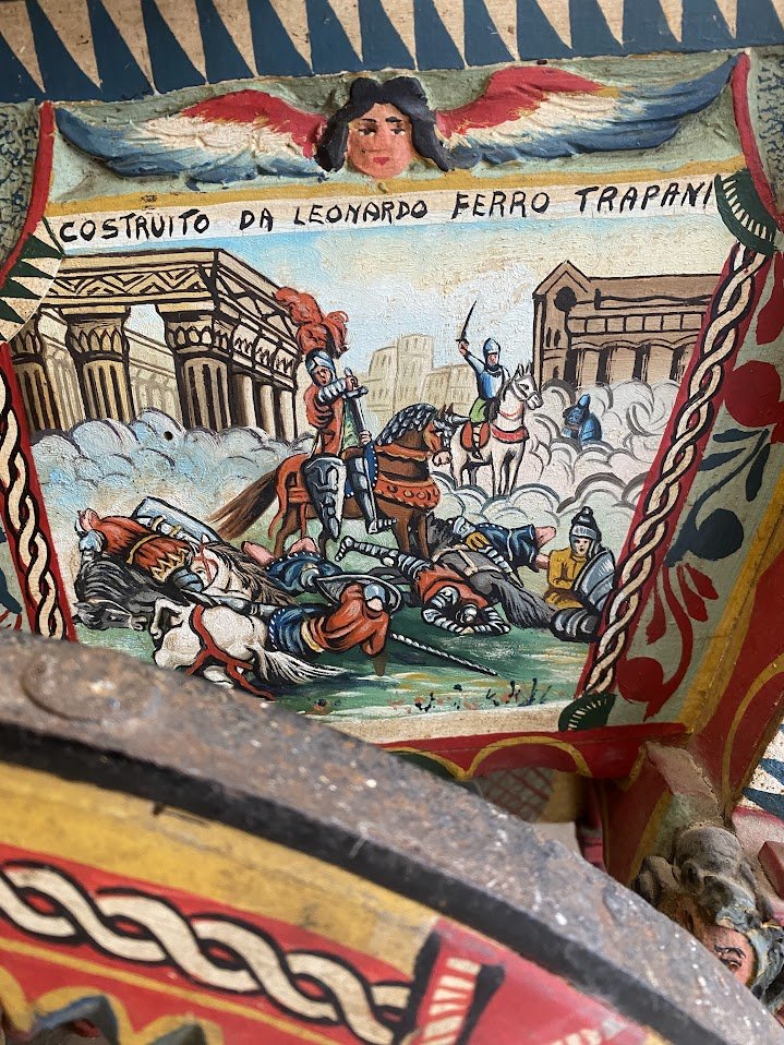 MANIFATTURA TRAPANESE PRIMA METÀ XX SECOLO,Carretto Siciliano-photo-3