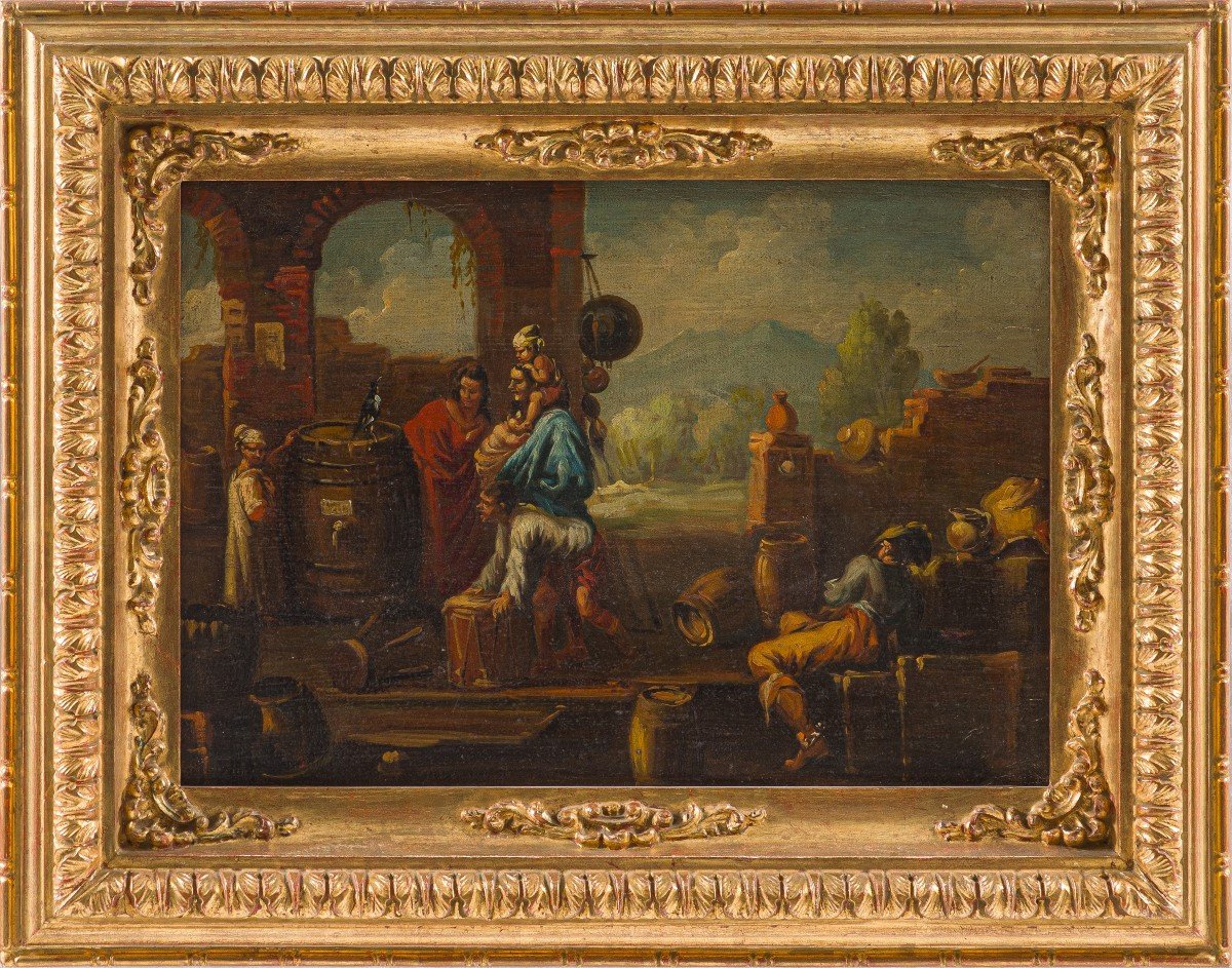  SCUOLA DELL’ITALIA SETTENTRIONALE DEL XIX SECOLO  Scene di vita di genere-photo-2
