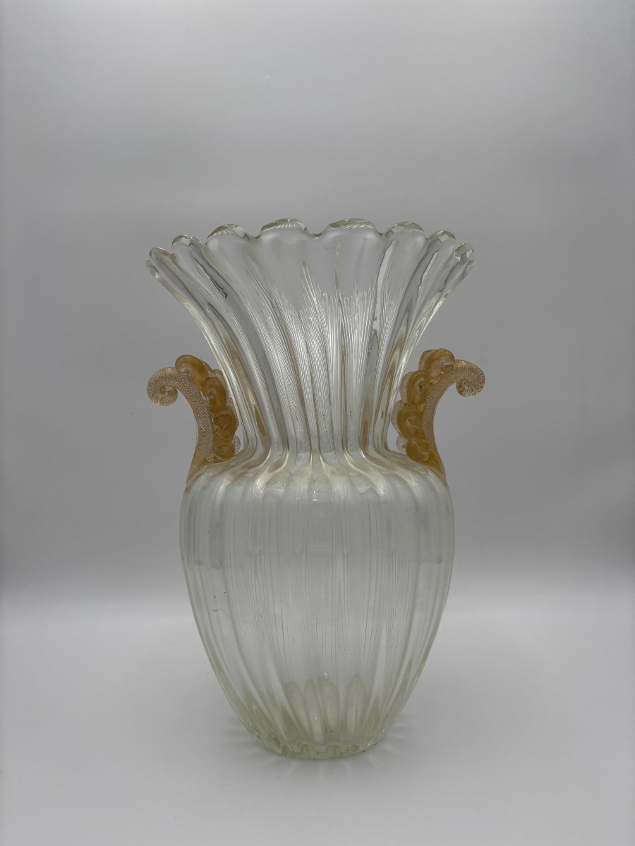 Elegante Vaso in vetro di Murano -photo-3
