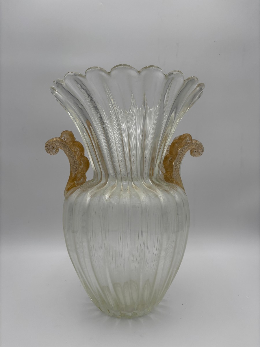 Elegante Vaso in vetro di Murano 