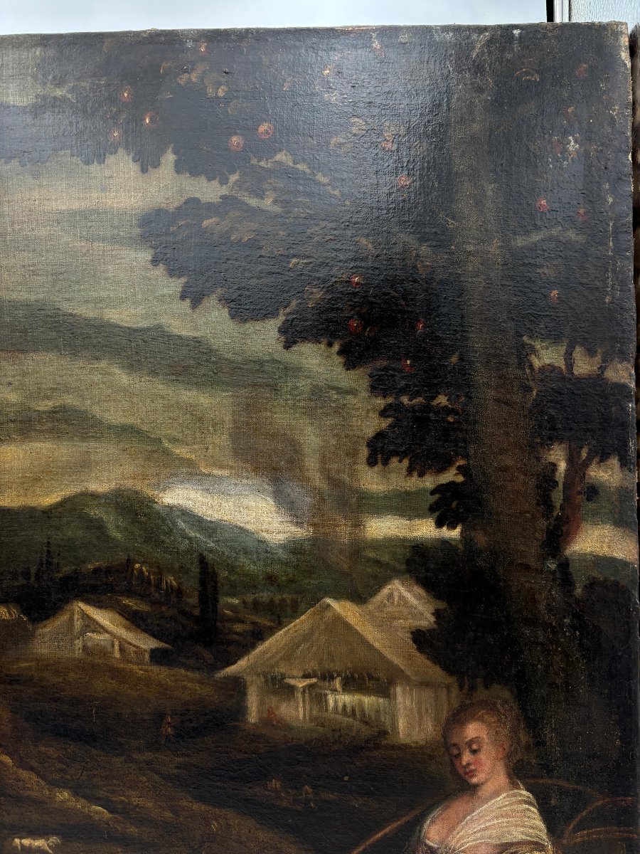  Jacopo da Ponte, Bassano del Grappa 1510 – 1592 -Scena di vendemmia con contadini-photo-4