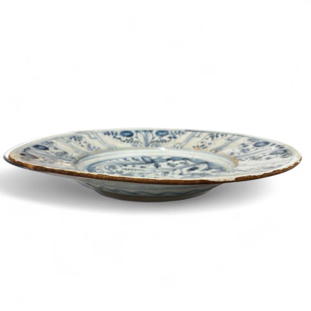 Piatto in maiolica inizio XVIII-photo-4