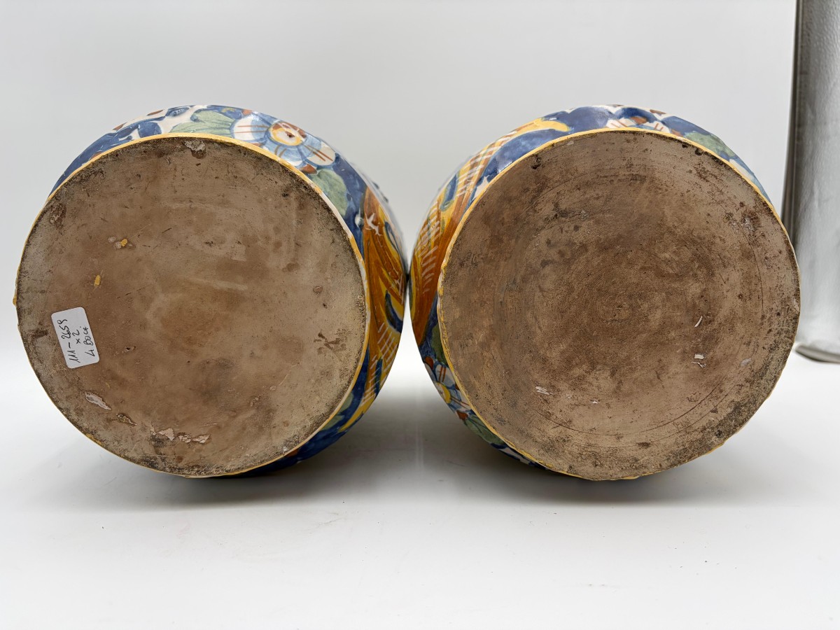 Coppia cilindri XVIII secolo “Caltagirone”-photo-5