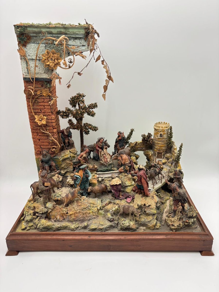 Importante Presepe Siciliano con 24 Figure, di Giovanni Antonio Matera (Fine XVII Secolo)-photo-3